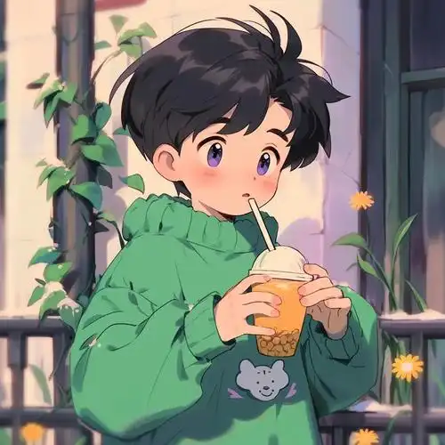 治愈系动漫情侣头像.