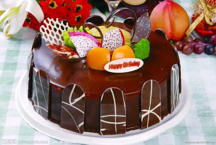 生日蛋糕摄影图__其他_餐饮美食_摄影图库_昵图网nipic.com