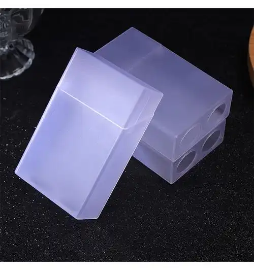 塑料烟盒套男20支装创意个性抗压壳盒烟盒软包专用硬包便携1个透明