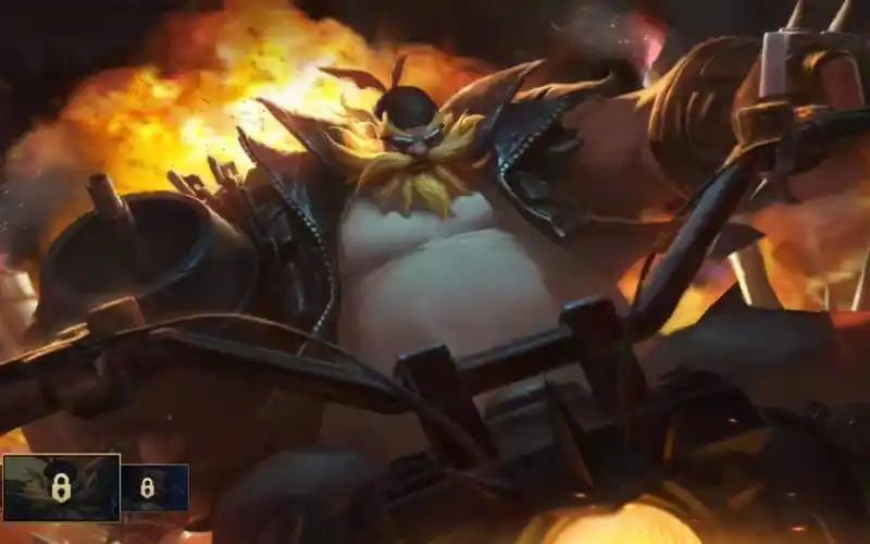 lol英雄联盟手游飞车暴走族古拉加斯酒桶皮肤视频vandalgragasskin