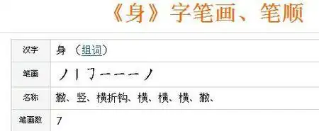 身字旁笔顺是啥