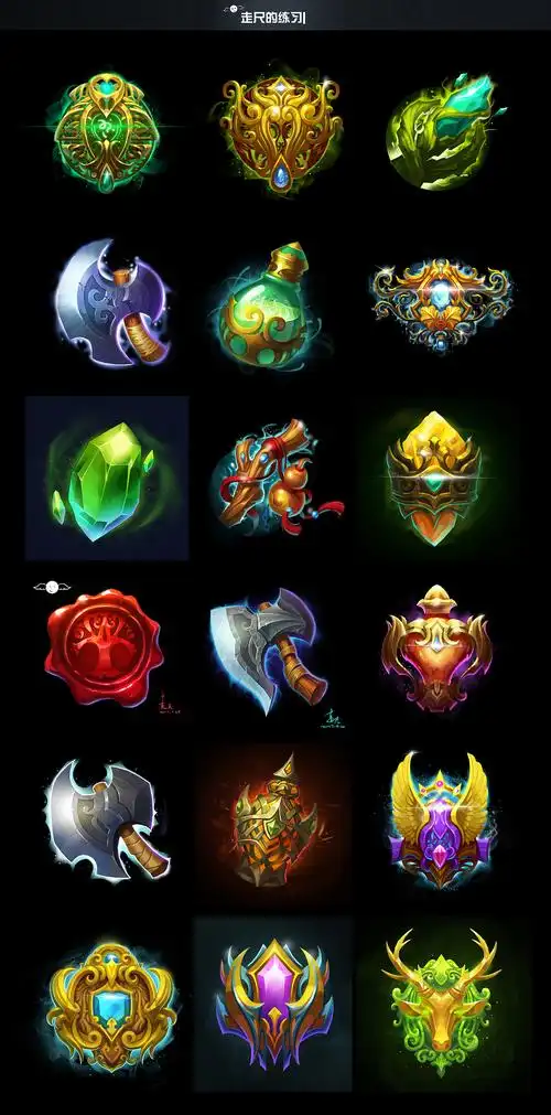 破碎时间游戏图标绘制练习