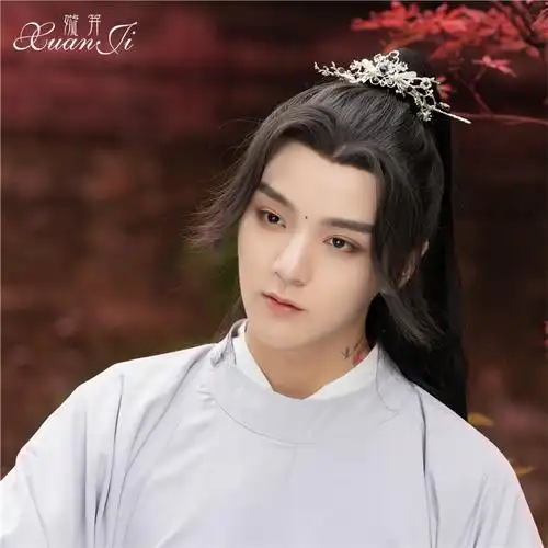 嫙笄原创手工男士束发冠古代男子配饰汉服头饰发饰头冠句芒聿舒