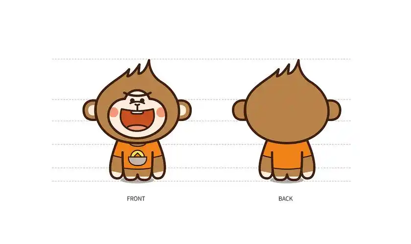 财税吉祥物卡通形象设计|插画|商业插画|奶油面包酥 - 原创作品