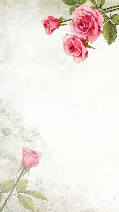 简约花朵背景ps源文件h5背景素材