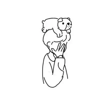 网易云简约干净手绘男生头像