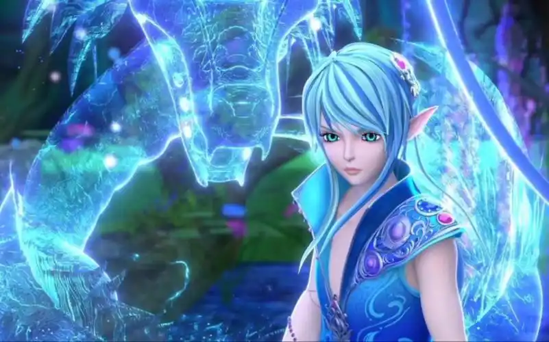 水王子在水龙的衬托下更霸气了