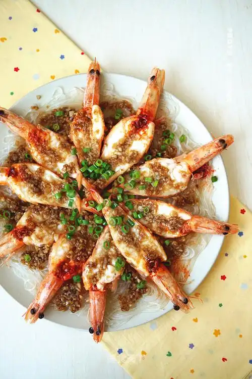 蒜蓉粉丝开背虾