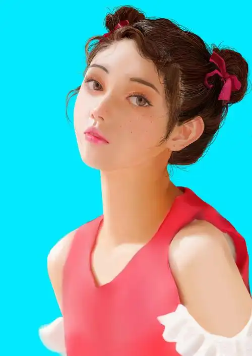 第一次尝试这样画真人