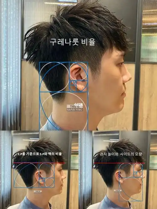 男生男士做软化服帖烫保留鬓角脸型立体感