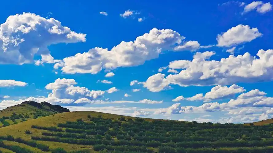 蓝天白云晴空万里