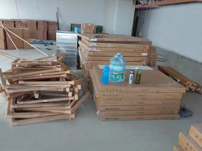 直击办公家具安装现场