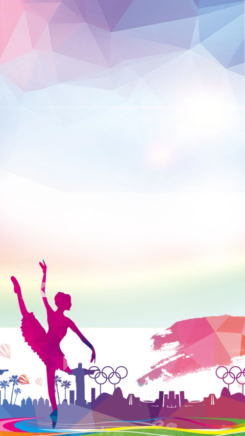 商务美女舞蹈h5背景