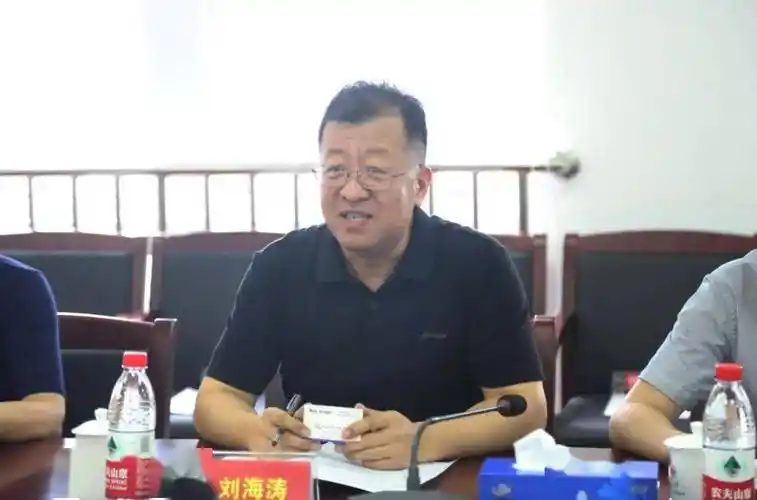 石景山区委常委政法委书记刘海涛一行到中铁十四局海外公司北京总部