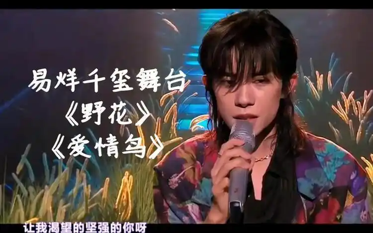 新鲜玺易烊千玺舞台野花爱情鸟