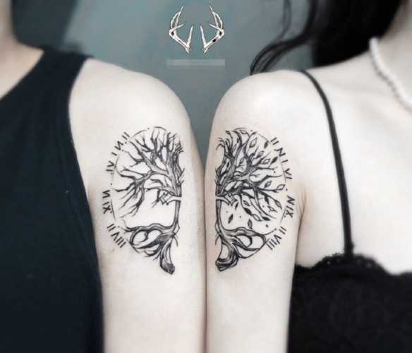 最新情侣纹身图案个性情侣纹身设计