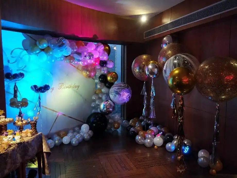 成人派对生日现场布置