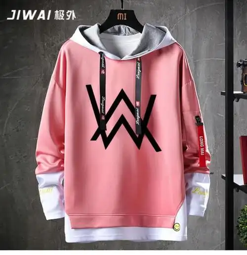 稚彼艾伦沃克alanwalker同款djfaded飘带连帽卫衣男男女卫衣衣服衫