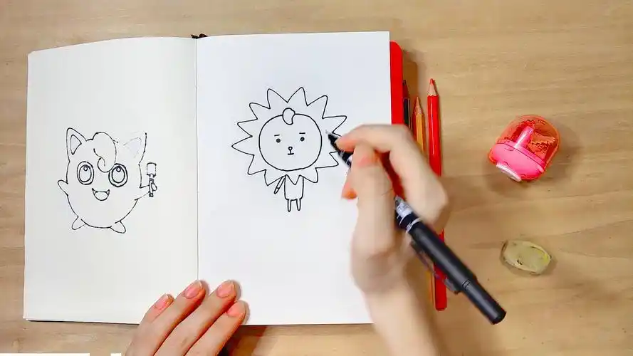 点点有画说-画roy6莱阳简笔画在地球化身为狮子的太阳