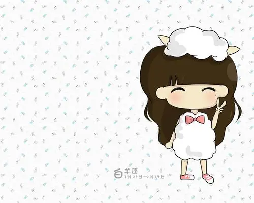 白羊座可爱卡通,高清图片-壁纸族