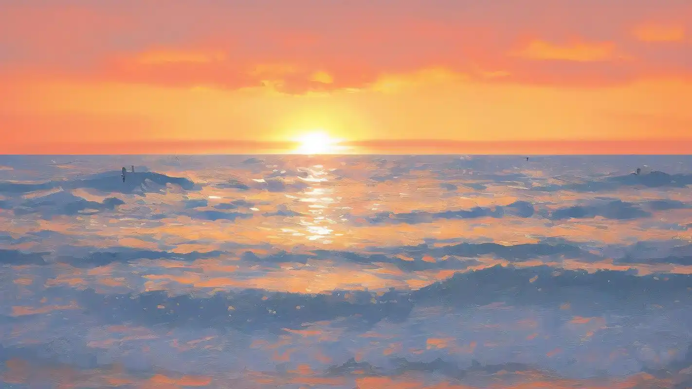 绝美16:9海边背景图9893