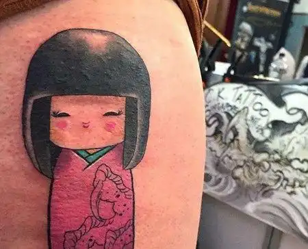 school大臂宝石娃娃纹身图案tag标签:大腿娃娃日式日式大腿娃娃纹身