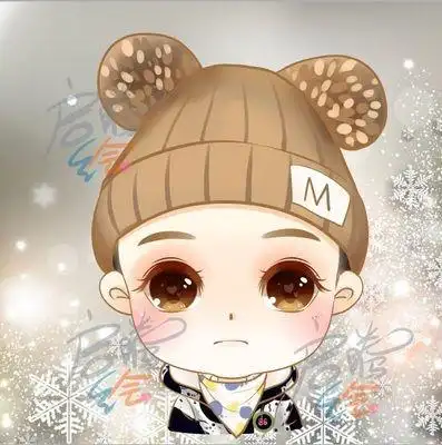 动漫画设计q版头像卡通形象人物漫画照片转手绘插画卡通logo设计-t