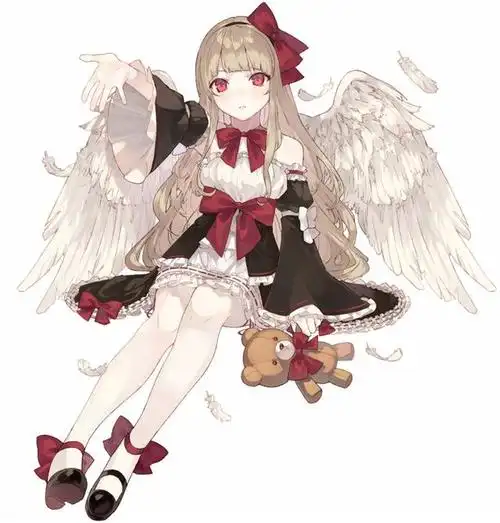 动漫女 头像 天使