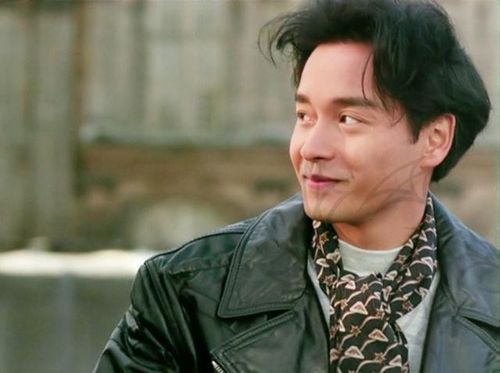 leslie纵横四海张国荣同款围巾丝巾港风时尚百搭情侣围巾