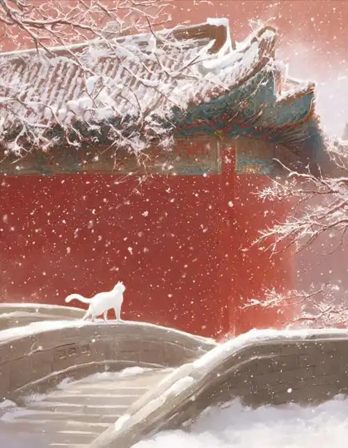 檐流未滴梅花冻,一种清孤不等闲.6首诗词,冬天雪地,人间深情