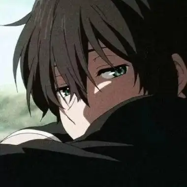 动漫冷漠悲伤男生头像