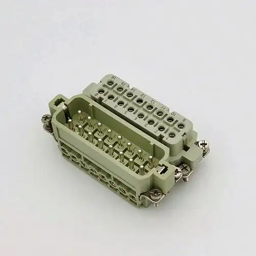 机械手配件欧规航空插头注塑机机器人手臂重载连接器连接器