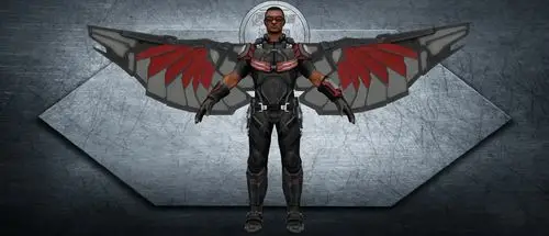 复仇者联盟3d英雄人物设计之猎鹰