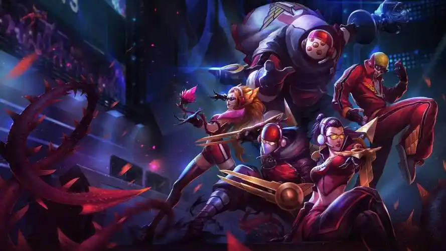 skt t1 武器 婕拉 薇恩 劫 盲僧 英雄联盟 4k桌面壁纸