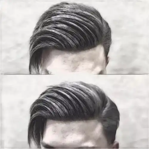 男士侧分背头