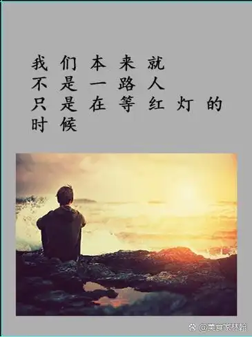 丧失表达欲的那一刻 我突然释然 我们本来就不是一路人,只是在等红灯