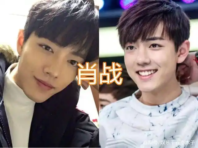 刚出道时的肖战真的非常的可爱,肉嘟嘟的带点婴儿肥.