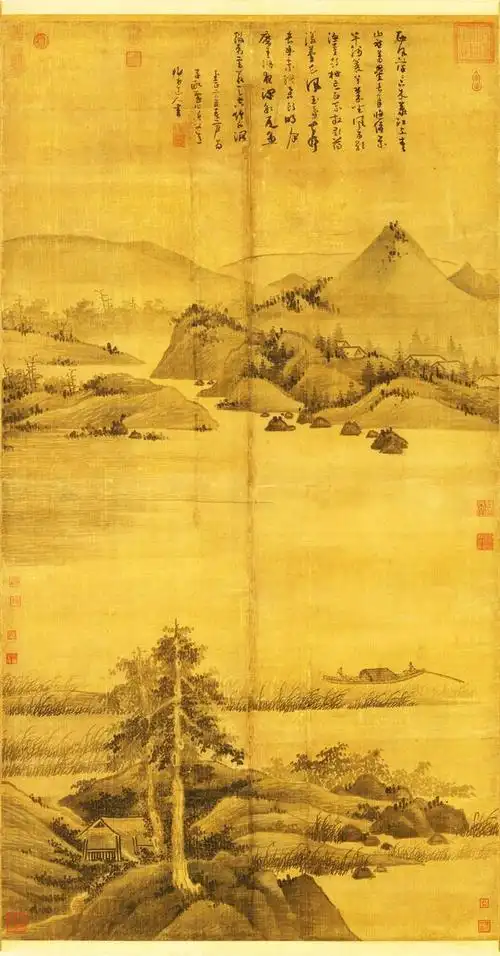 吴镇的两幅《渔父图》