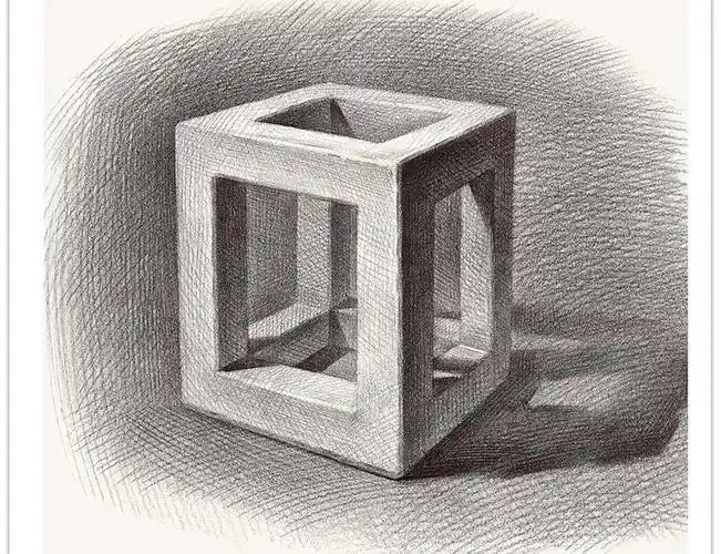 趣味素描几何体儿童创意素描临摹画册少儿美术零基础入门铅笔绘画兴趣