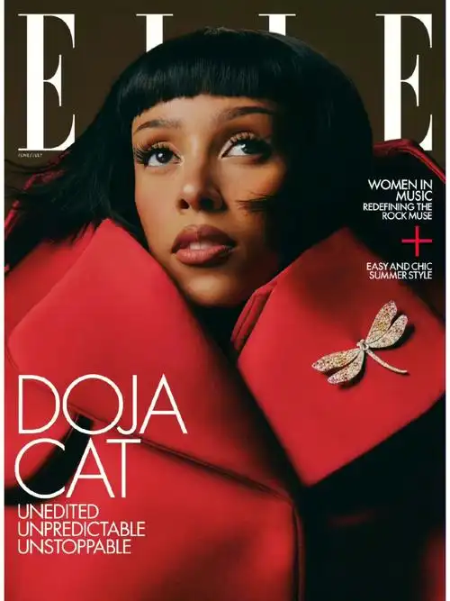 gugu三言两语  #时尚大片  #杂志封面  #elle