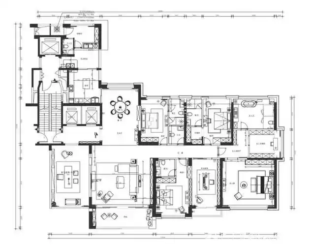 350㎡深圳高端豪宅大平层设计|德派装饰&君尚软装