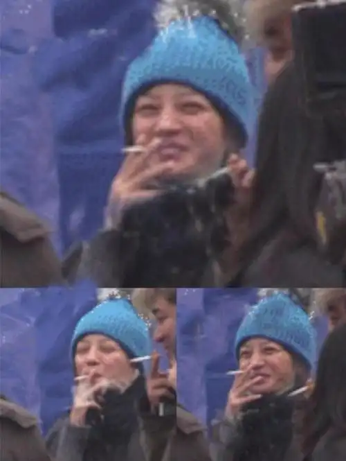 赵薇片场抽烟显沧桑,滤镜下却秒成女神,网友:认不出!