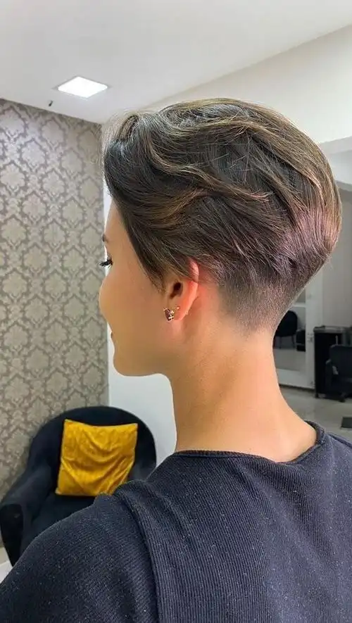 二月二龙抬头女士推边短发很不错你剪了吗