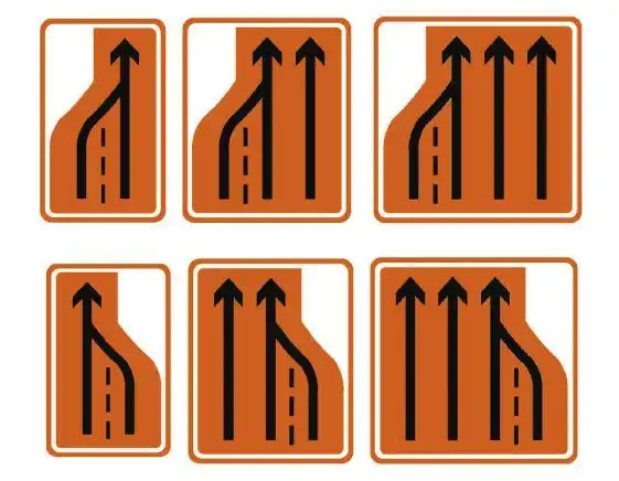 开车通过施工路段时这些标志一定要认识