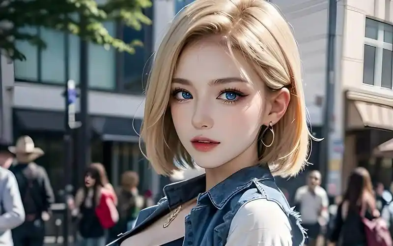 4k龙珠之花3:人造人18号"克林我出去逛街了"