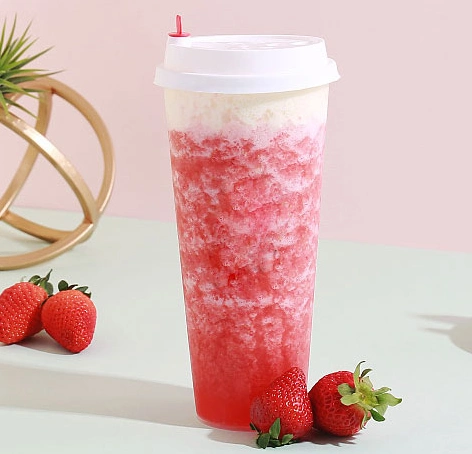 奶茶培训师傅教您草莓芝士奶茶
