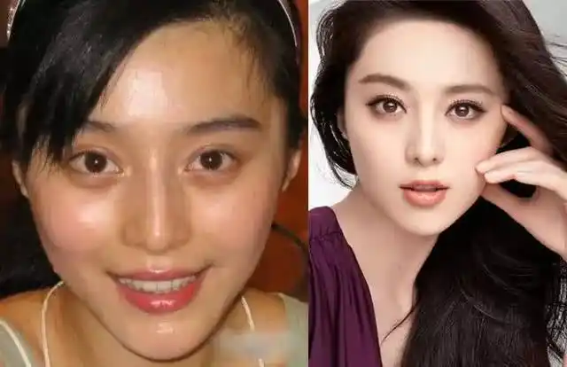 女星素颜化妆大对比,杨幂差别最大,最后一个堪称素颜女神|杨幂|化妆|