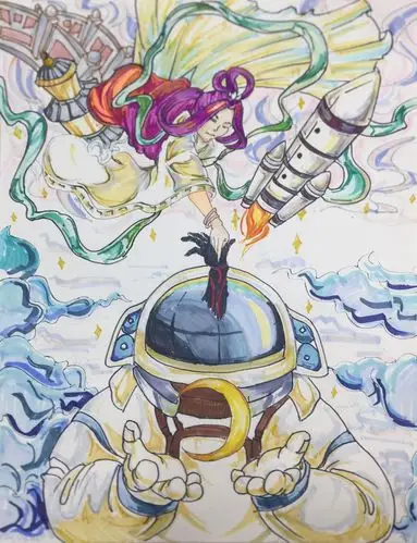 连江文笔中学首届科艺节 ——科幻创意美术作品展