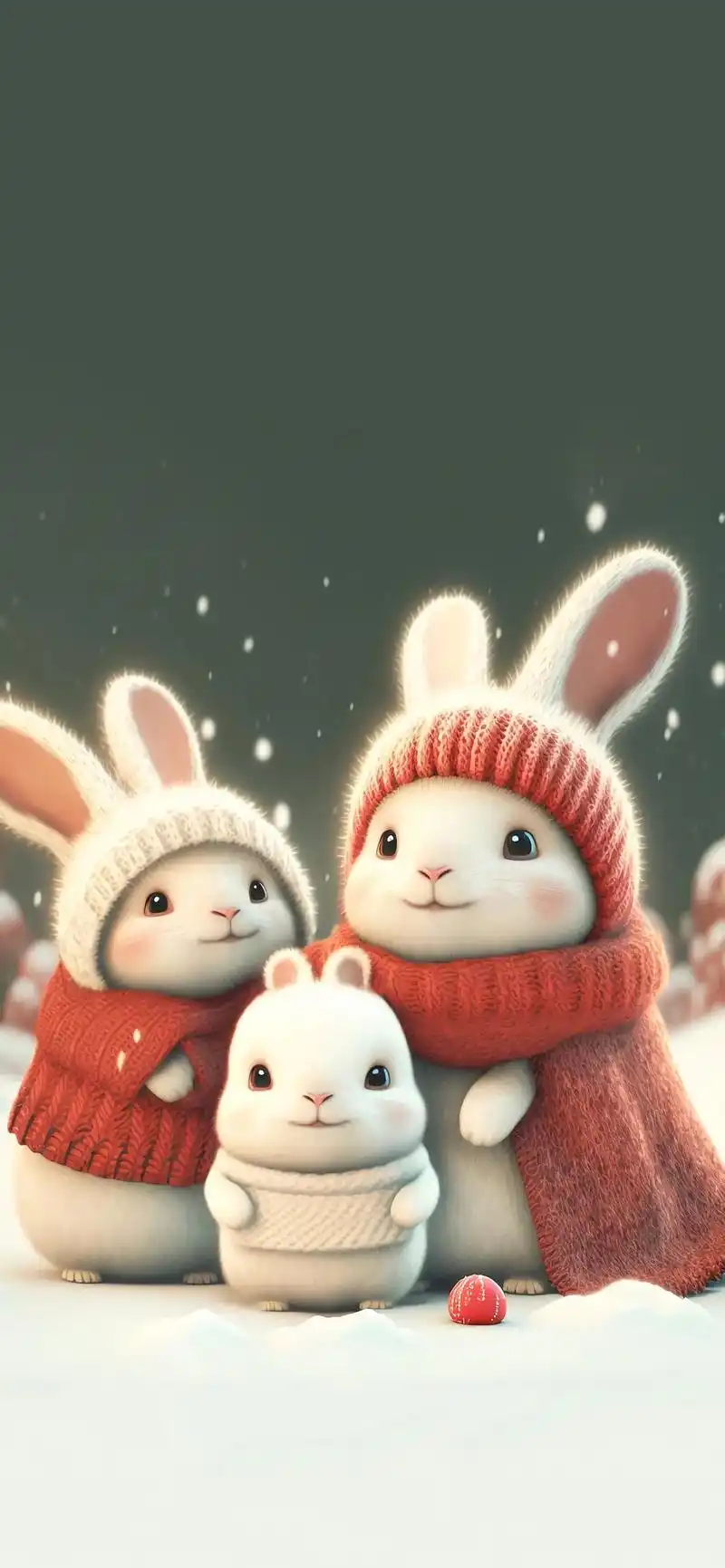 小兔子可爱壁纸.#卡通#可爱#手机壁纸#小兔子 - 抖音