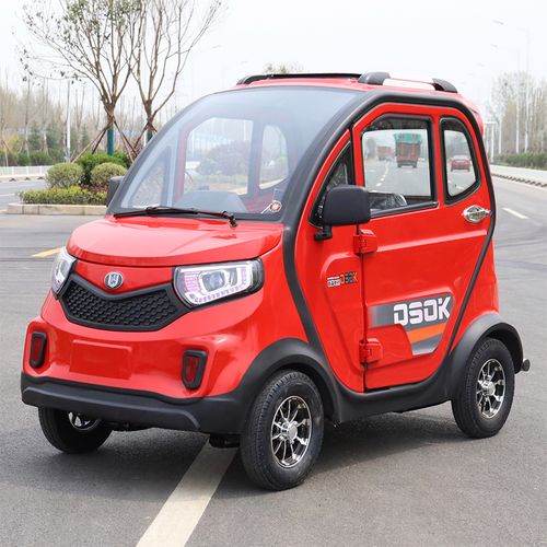 四轮电动车家用小型全封闭油电两用电动汽车新能源女士电动四轮车